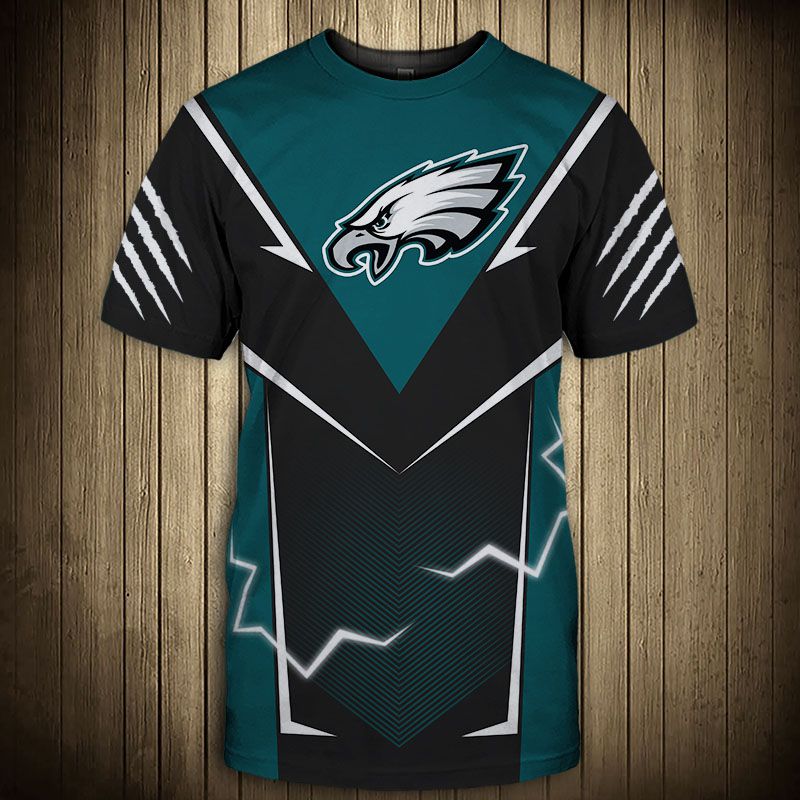 Philadelphia Eagles T-shirts lightning graphic gift for men