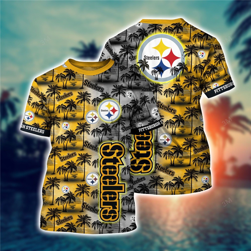 Pittsburgh Steelers T-shirt flower gift for summer 2022