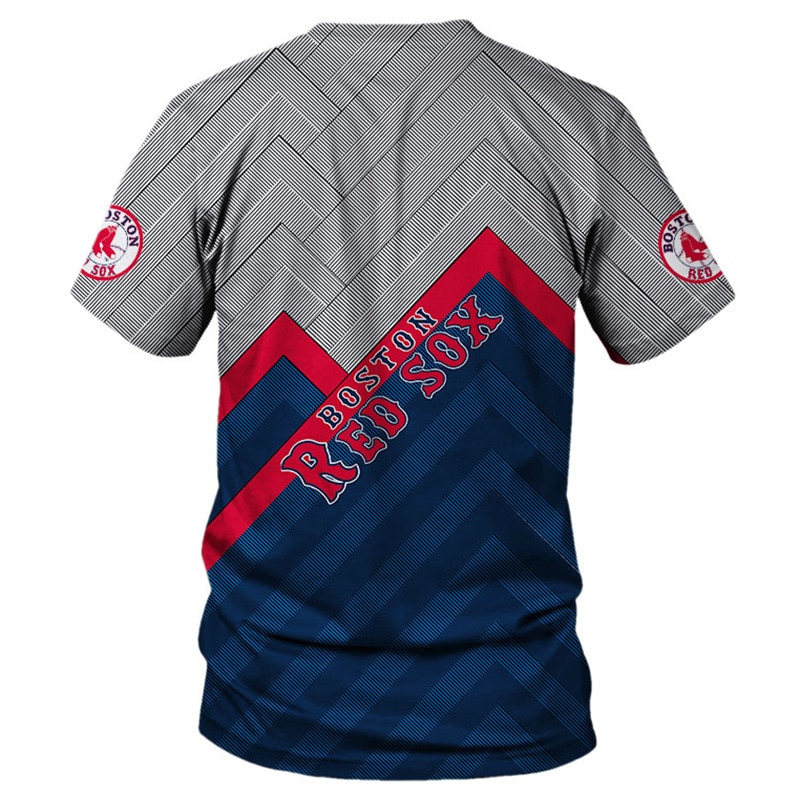 Boston Red Sox T-shirt 3D Short Sleeve O Neck gift for fan