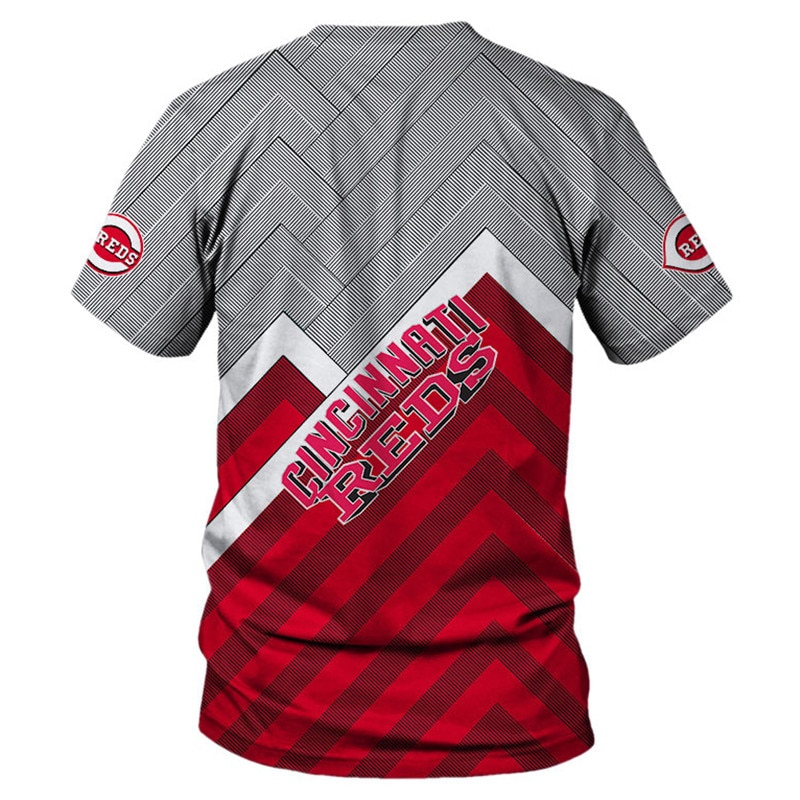 Cincinnati Reds T-shirt 3D Short Sleeve O Neck gift for fan
