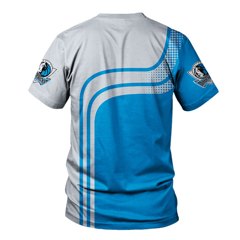 Dallas Mavericks T-shirt 3D Short Sleeve O Neck gift for fan