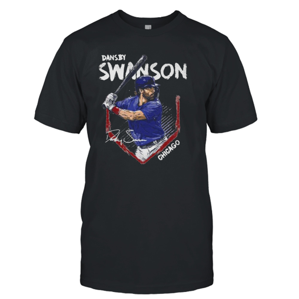 Dansby Swanson Chicago C Base Signature Shirt