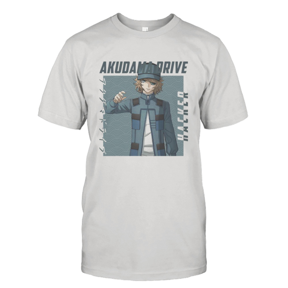 Hacker Colored Background Akudama Drive shirt