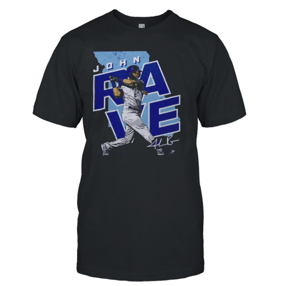 John Rave Kansas City Player Map Signature Shirt