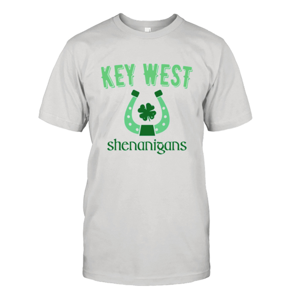 Key West Shenanigans St Patrick’s Day Horseshoe Clover shirt
