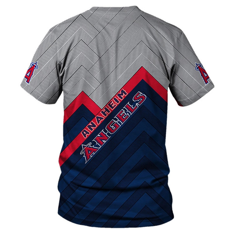Los Angeles Angels T-Shirt 3D Short Sleeve O Neck gift for fan MLB