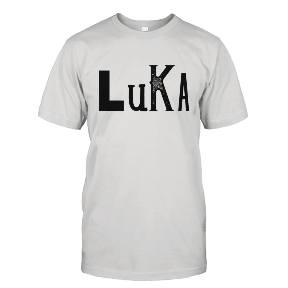Luka Typographic Art Bad Manners shirt