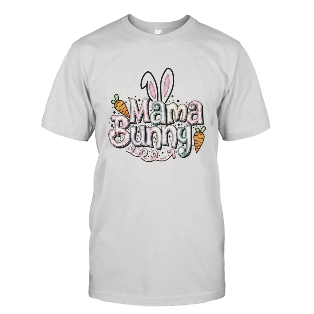 Mama bunny cute colorful mama bunny T-shirt