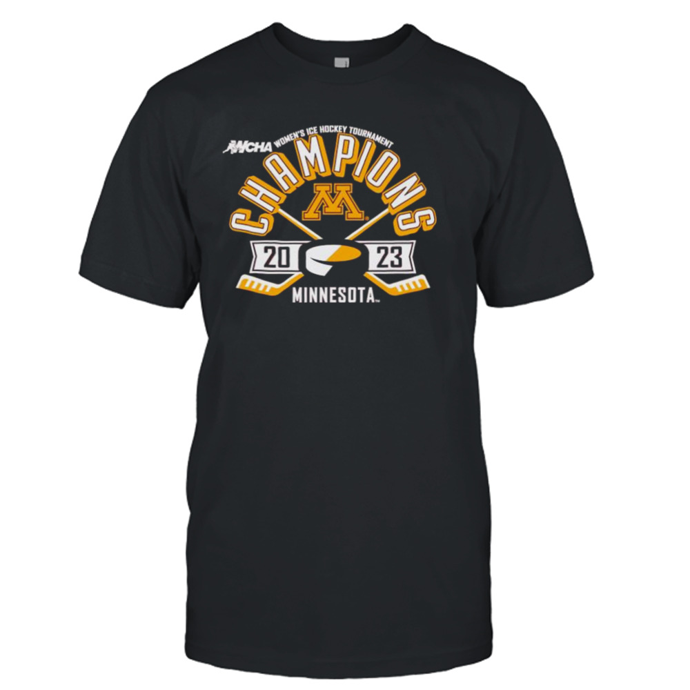 Minnesota Golden Gophers 2023 WCHA Women’s Ice Hockey Tournament Champions Shirt