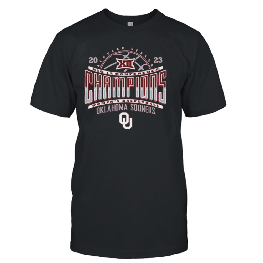 Oklahoma Sooners Crimson 2023 Big 12 Women’s Basketball Champions Shirt