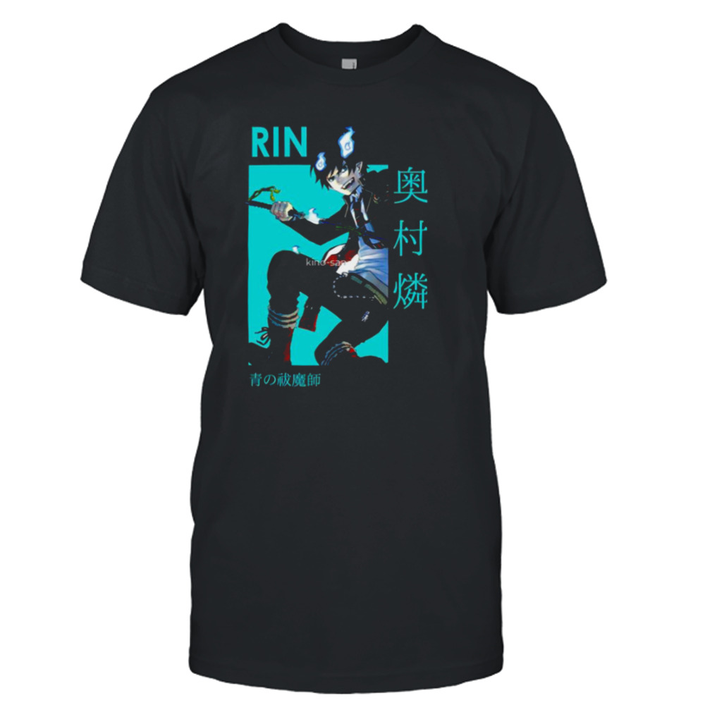 Rin Okumura Blue Exorcist Card Anime shirt