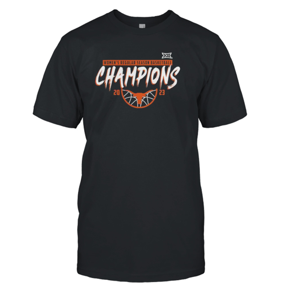 Texas Longhorns 2023 Big 12 Women’s Basketball Regular Season Champions T-Shirt