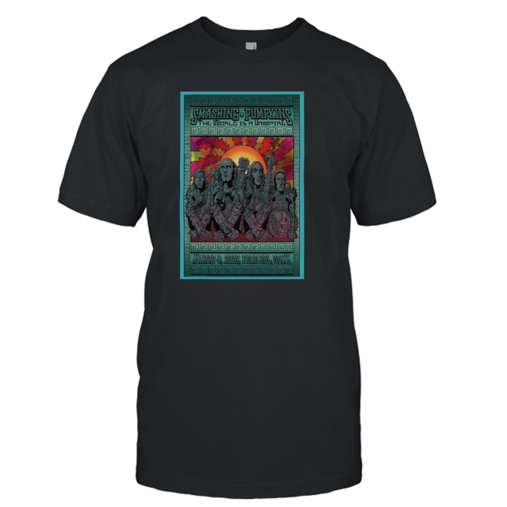 The Smashing Pumpkins The World Is A Vampire March 4 2023 Foro Sol CdmX Mexico City Shirt