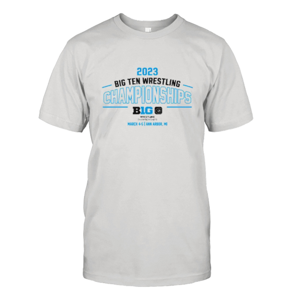 2023 Big Ten Wrestling Championship official shirt