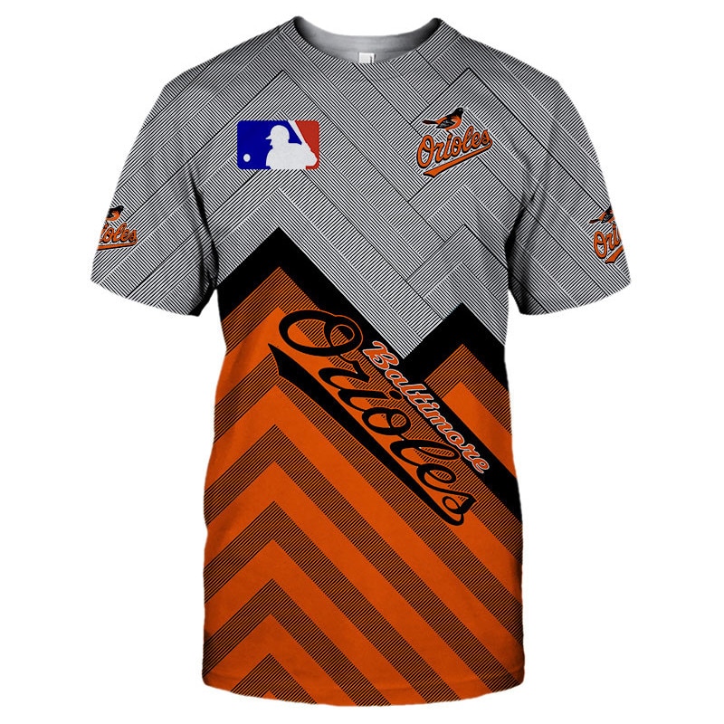 Baltimore Orioles T-shirt 3D Short Sleeve O Neck gift for fan