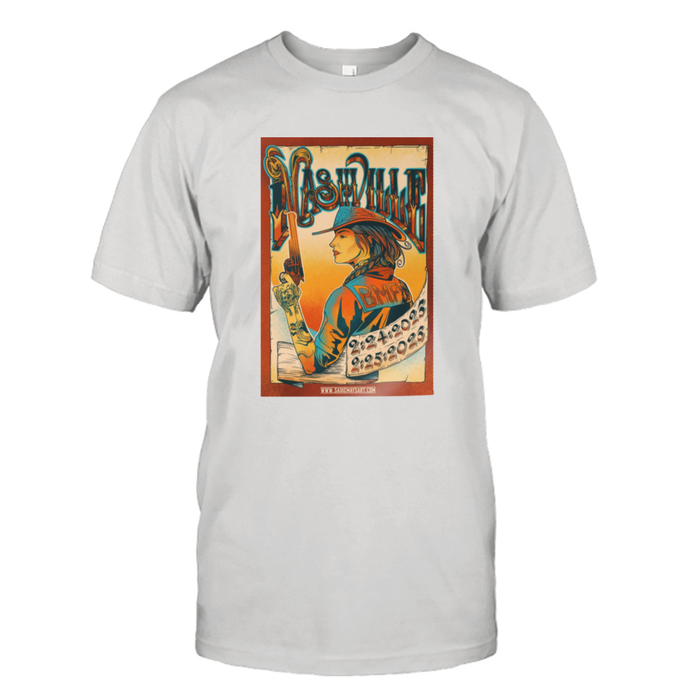 Billy Strings Tennessee 2023 Feb 24 & 25 Bridgestone Arena Nashville Poster shirt