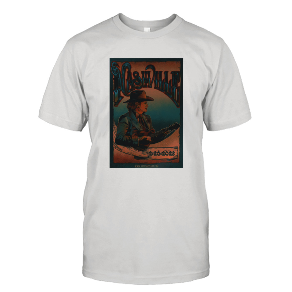 Billy Strings Tennessee Feb 26 2023 Ryman Auditorium Nashville Poster shirt