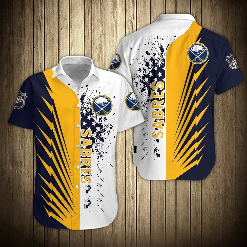 Buffalo Sabres Shirts 3D color cool short Sleeve