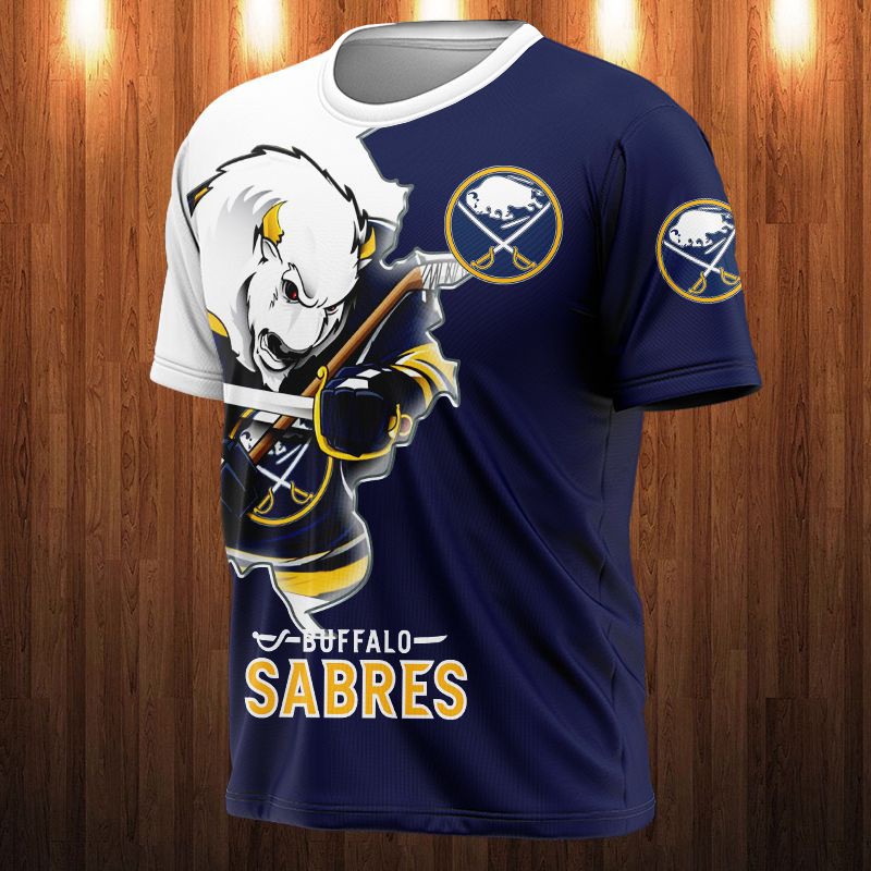 Buffalo Sabres T-shirt 3D cartoon graphic gift for fan