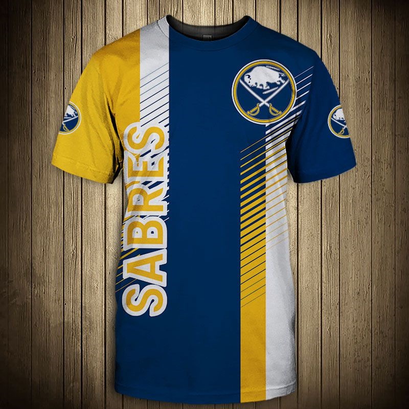 Buffalo Sabres T-shirt 3D cool design short Sleeve