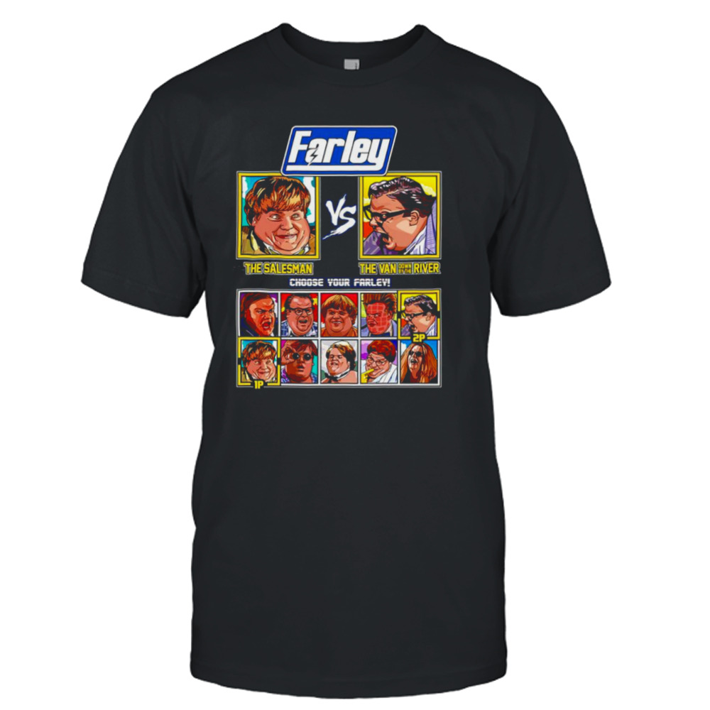 Chris Farley Tommy Boy vs SNL Matt Foley shirt
