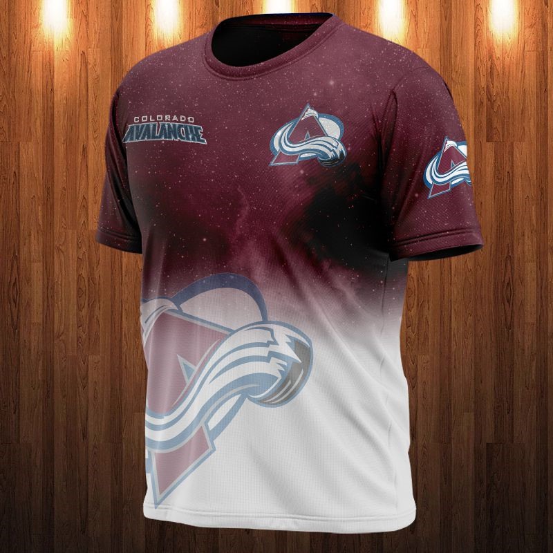 Colorado Avalanche T-shirt 3D Galaxy graphic gift for fan