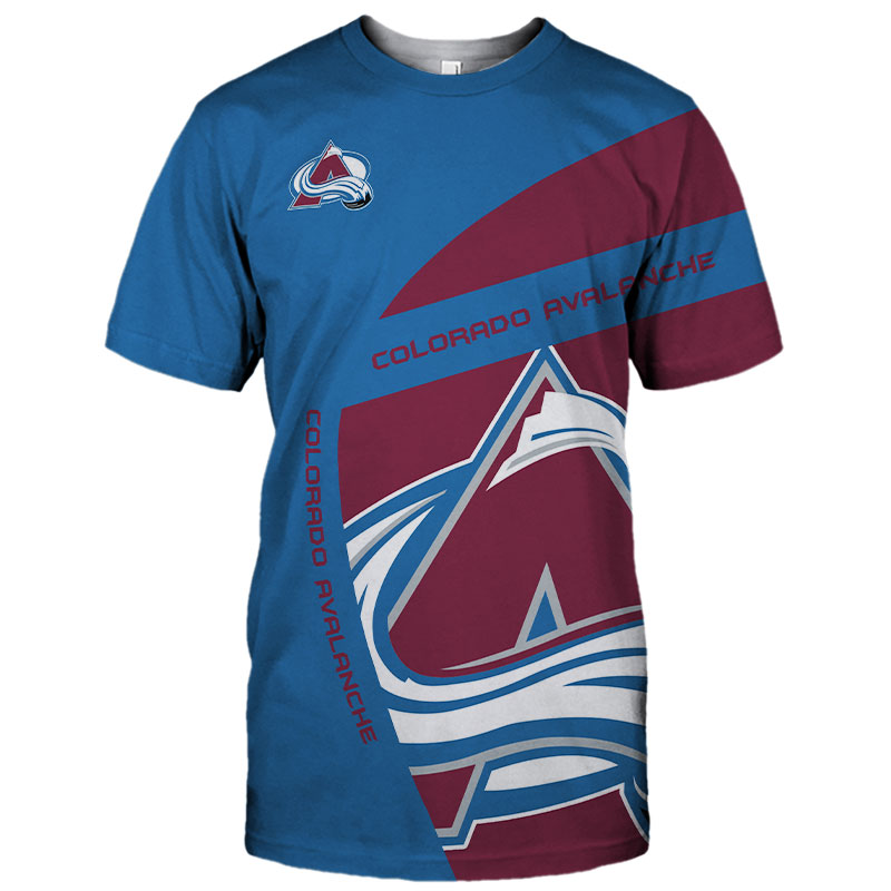 Colorado Avalanche T-shirt 3D cute short Sleeve gift for fans