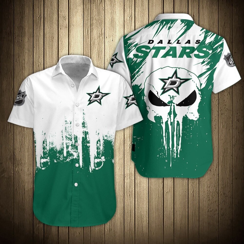 Dallas Stars Shirts 3D graffiti Skulls design gift for fans