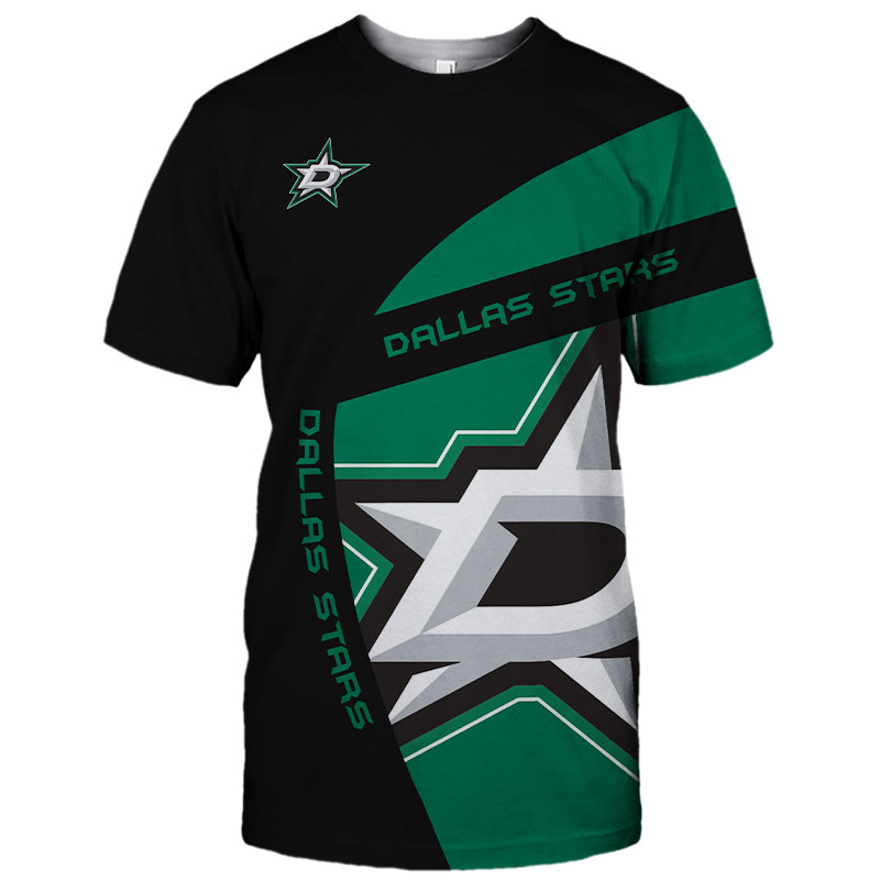 Dallas Stars T-shirt 3D cute short Sleeve gift for fans