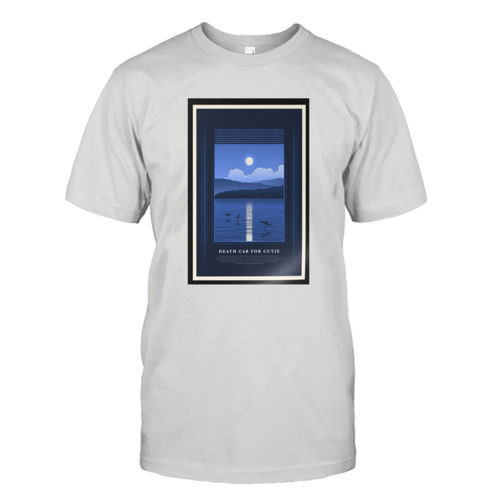 Death Cab For Cutie 2023 European Tour Poster shirt