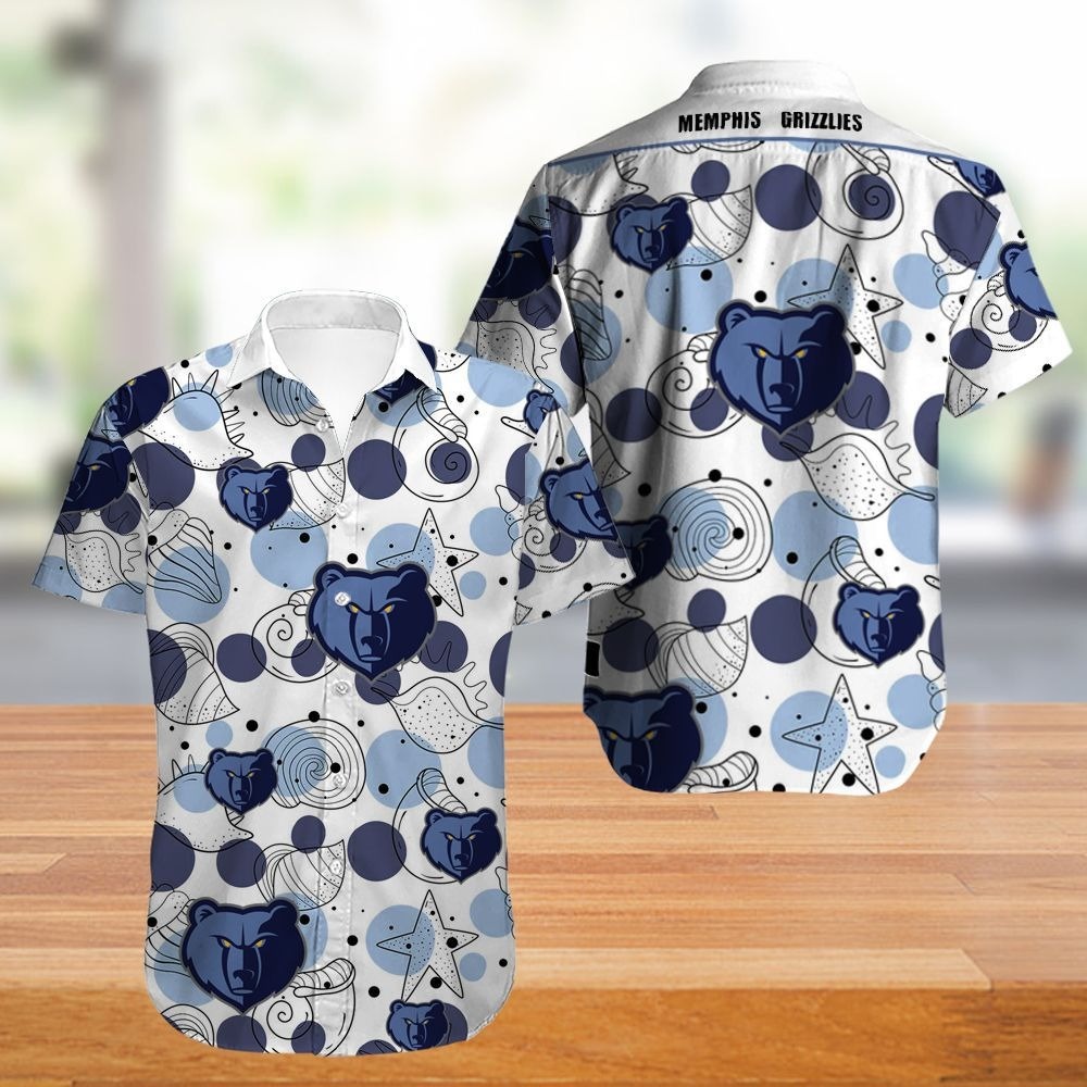 Memphis Grizzlies Hawaiian Shirt Flower summer new design