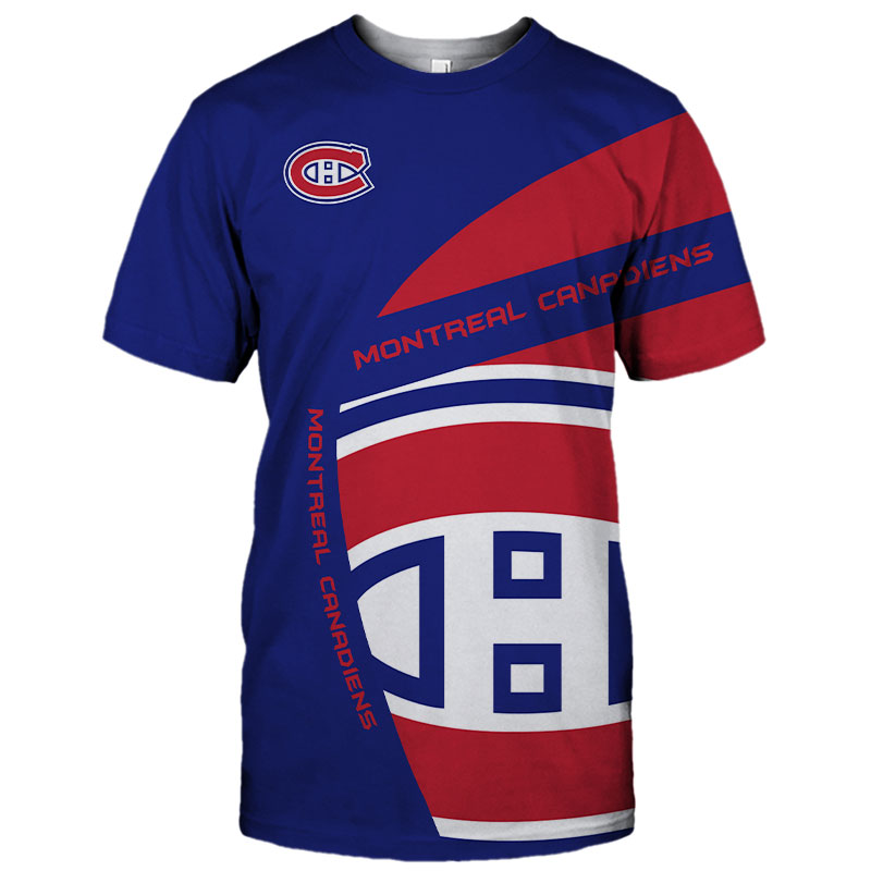 Montreal Canadiens T-shirt 3D cute short Sleeve gift for fans