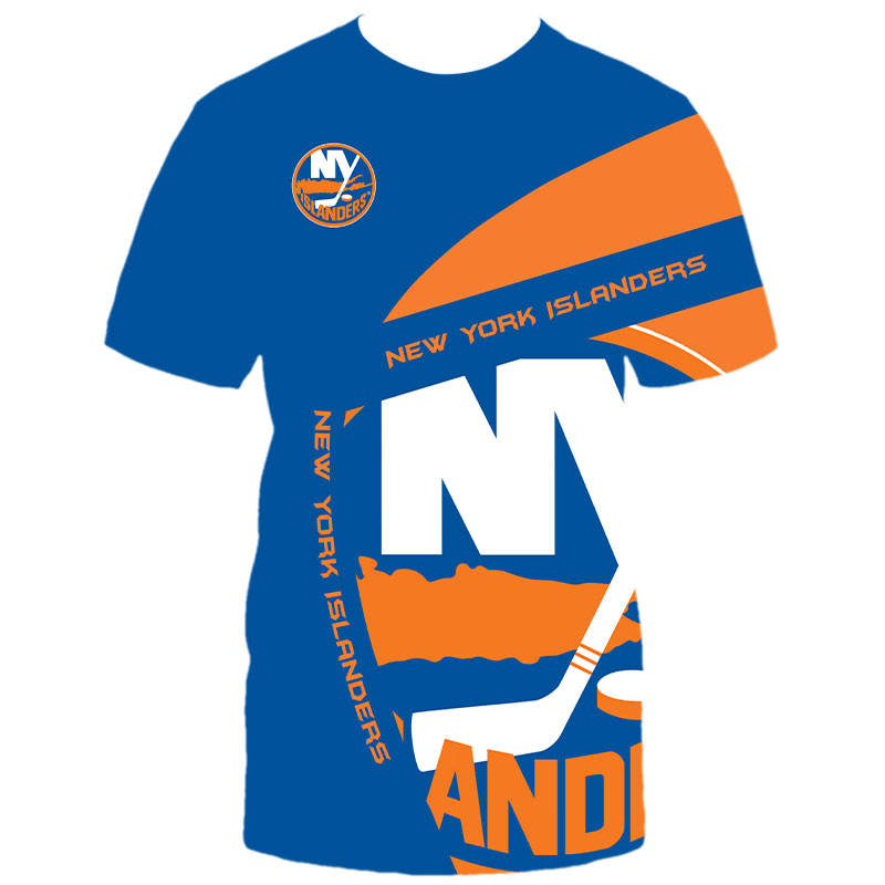 New York Islanders T-shirt 3D cute short Sleeve gift for fans