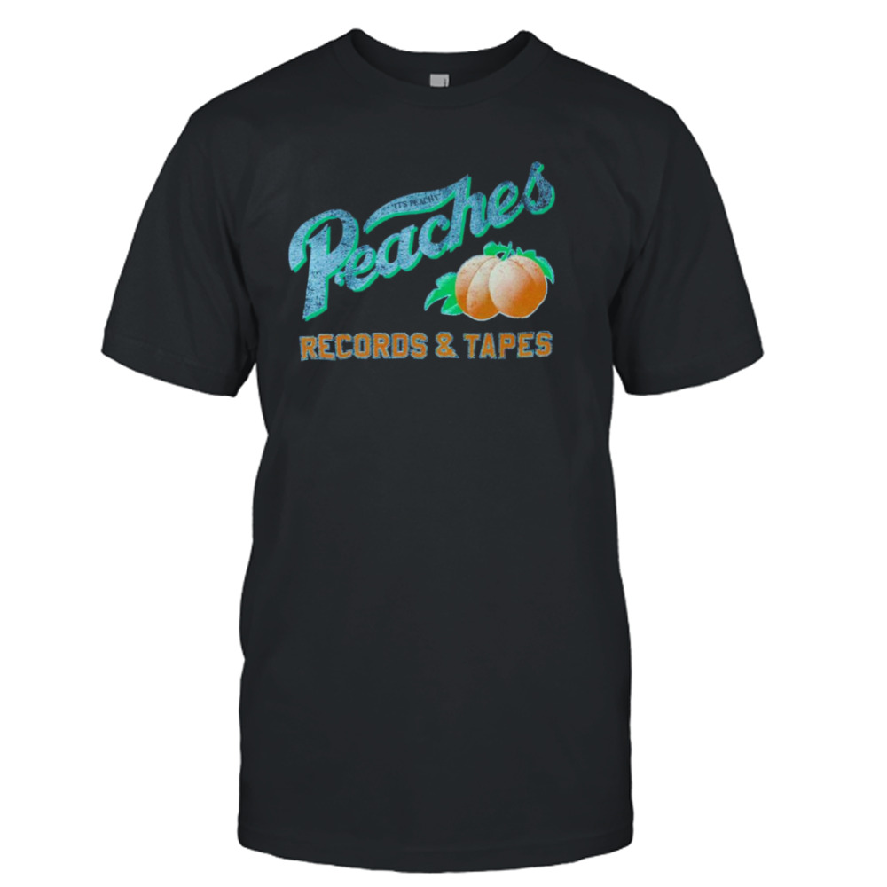 Peaches records and tapes shirt