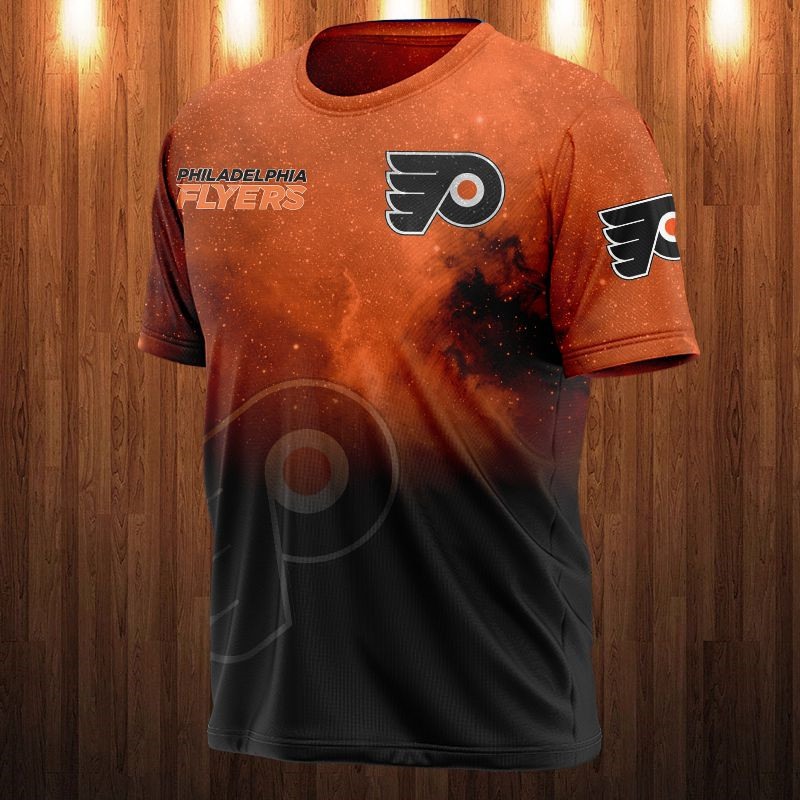 Philadelphia Flyers T-shirt 3D Galaxy graphic gift for fan