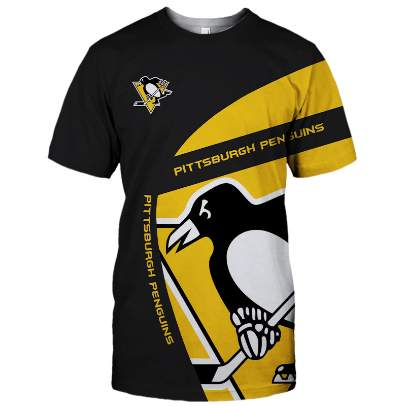 Pittsburgh Penguins T-shirt 3D cute short Sleeve gift for fans