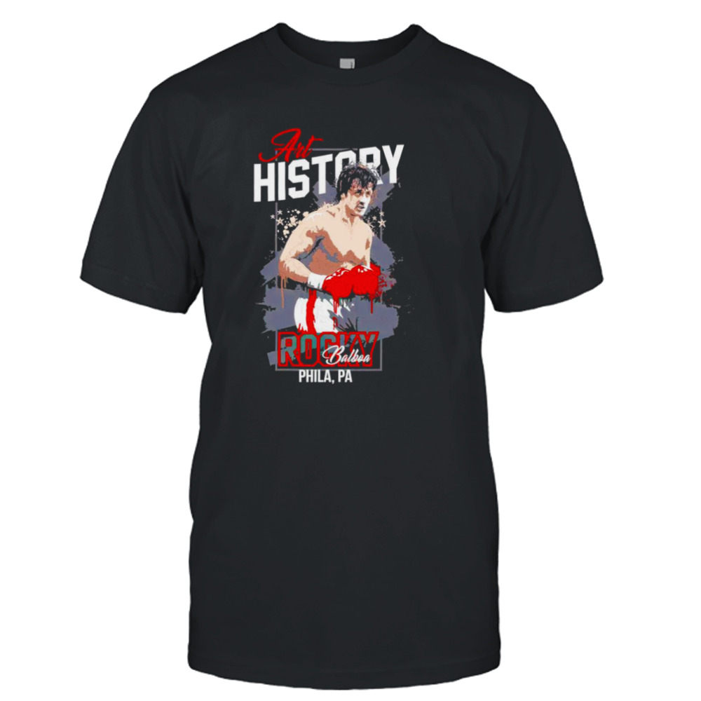 Rocky Balboa art history Phila shirt