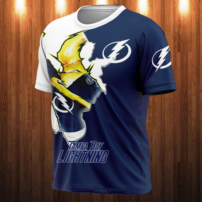 Tampa Bay Lightning T-shirt 3D cartoon graphic gift for fan