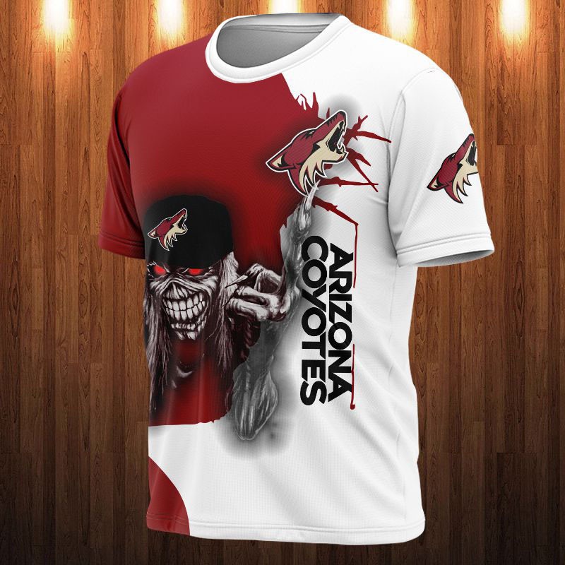 Arizona Coyotes T-shirt 3D Ultra Death gift for Halloween