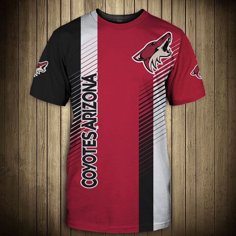 Arizona Coyotes T-shirt 3D cool design short Sleeve