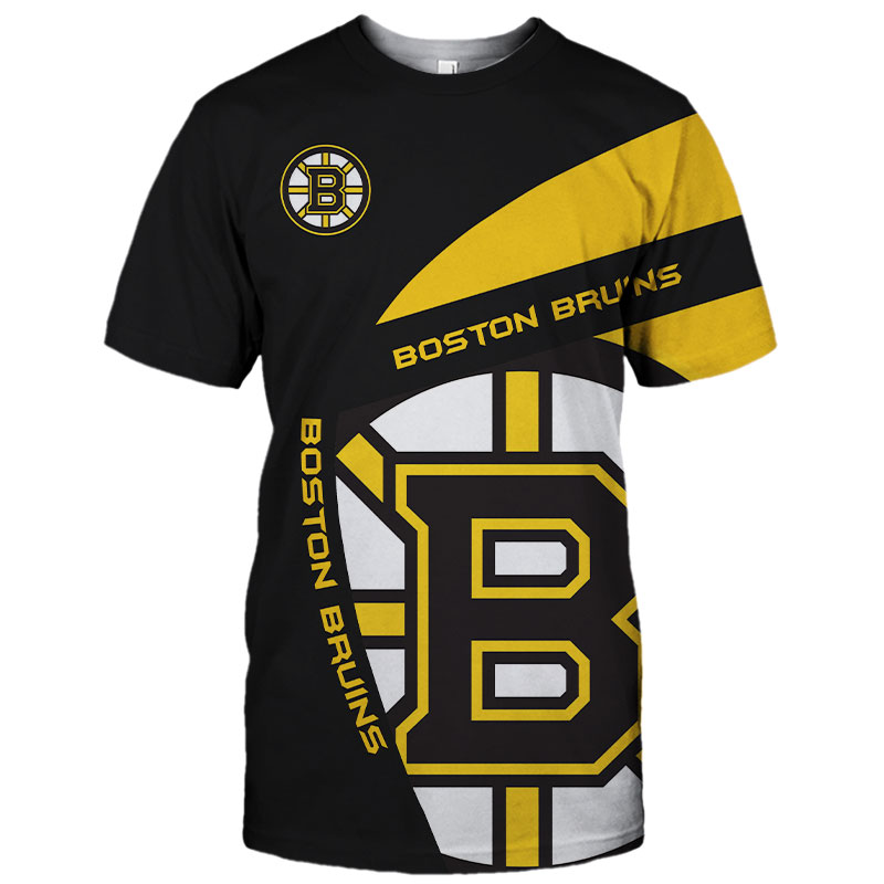 Boston Bruins T-shirt 3D cute short Sleeve gift for fans