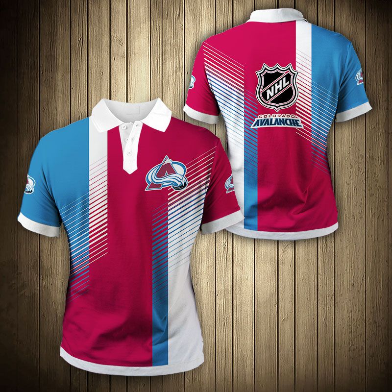 Colorado Avalanche Polo Shirt cool design Summer