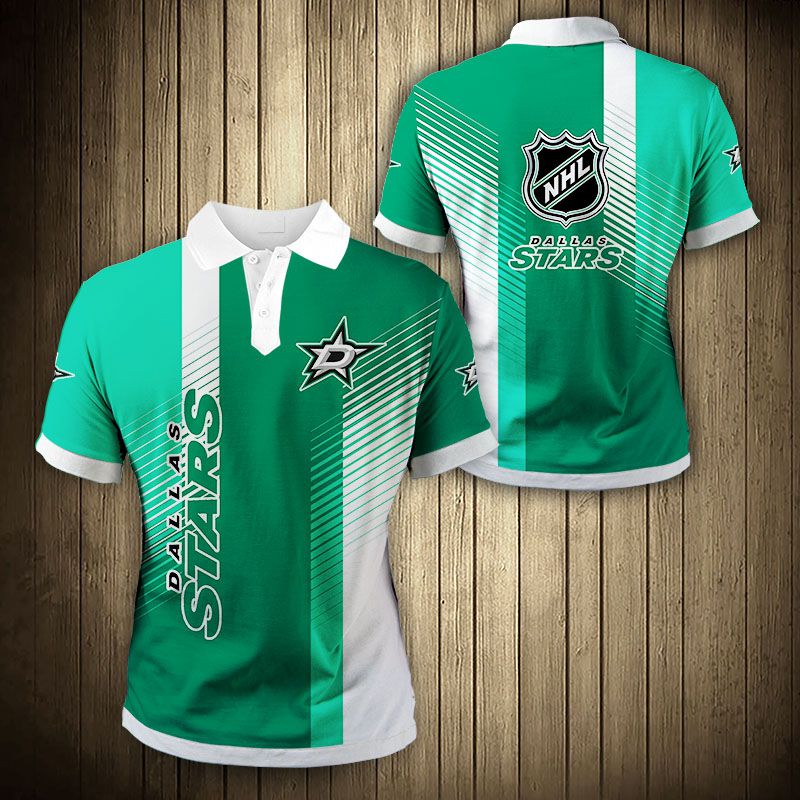 Dallas Stars Polo Shirt cool design Summer