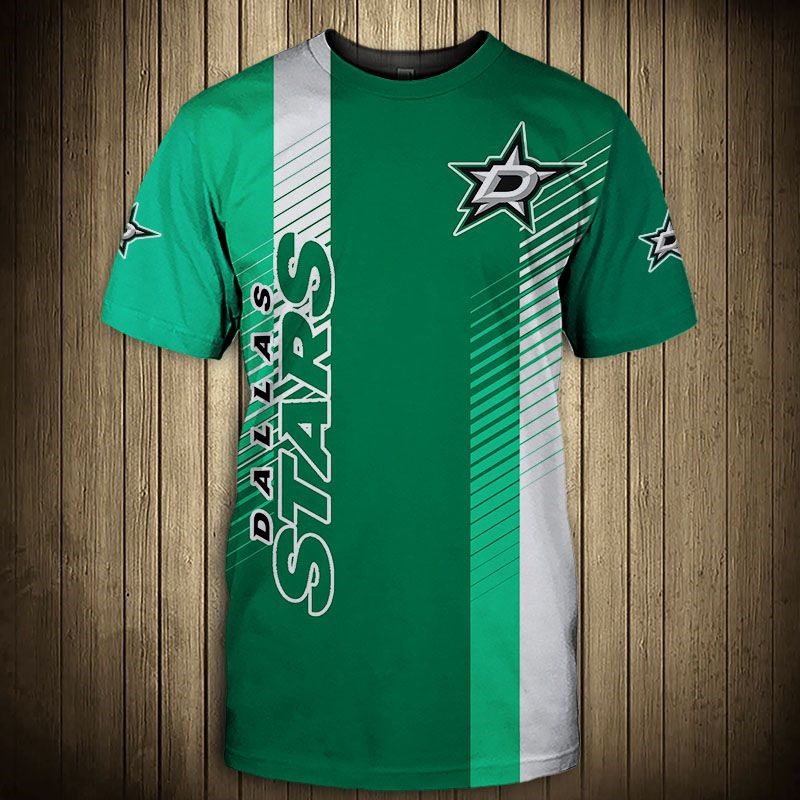 Dallas Stars T-shirt 3D cool design short Sleeve