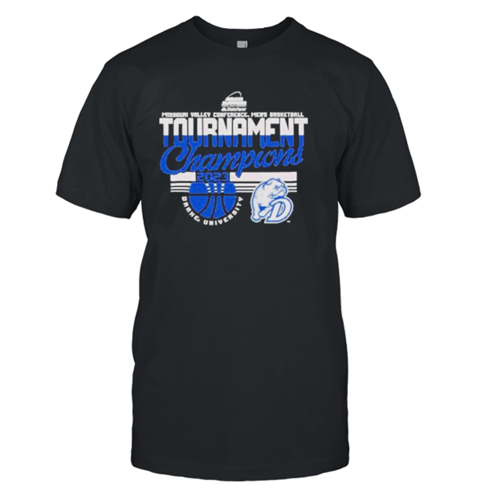 Drake University Men’s Basketball 2023 MVC Tournament Champions T-Shirt