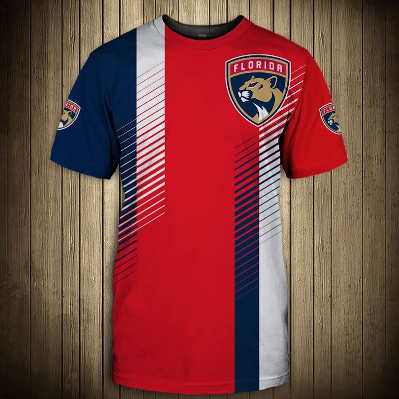 Florida Panthers T-shirt 3D cool design short Sleeve