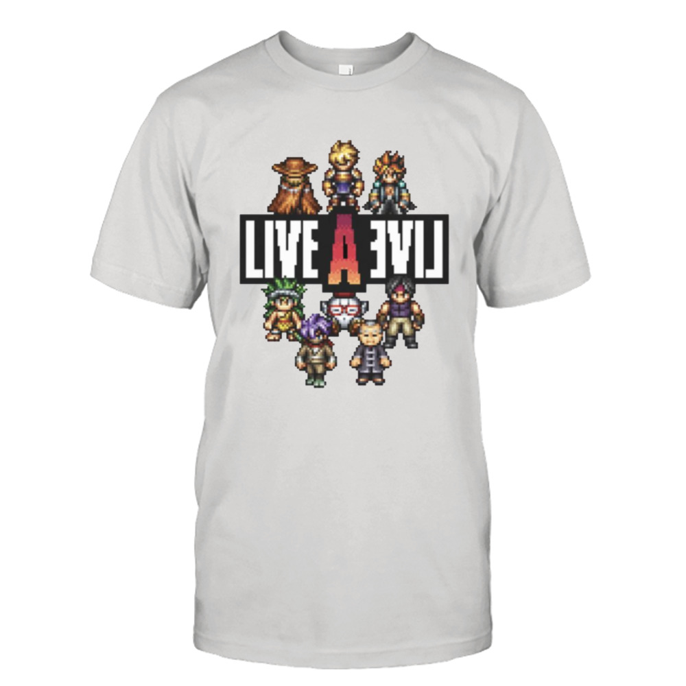Live A Live Time Period Heroes Pixel Art shirt