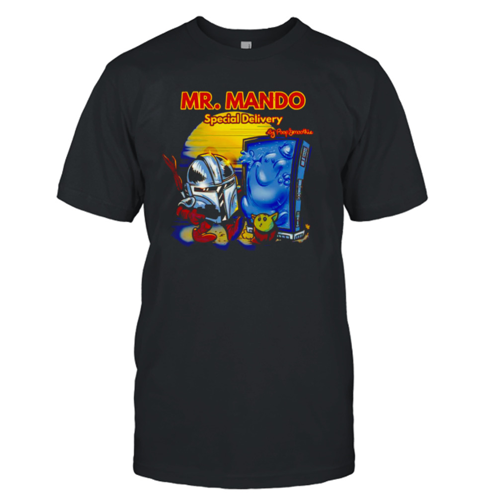 Mandalorian Mr. Mando special delivery shirt