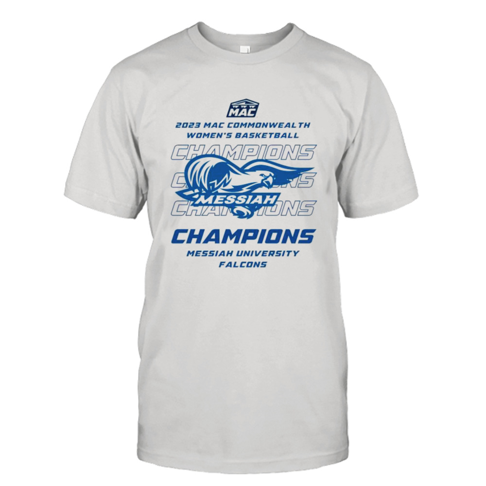 Messiah University Falcons 2023 MAC Commonwealth Women’s Basketball Champions Shirt