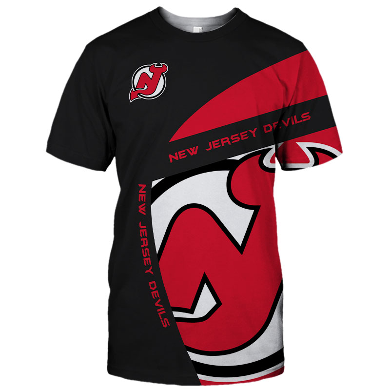 New Jersey Devils T-shirt 3D cute short Sleeve gift for fans